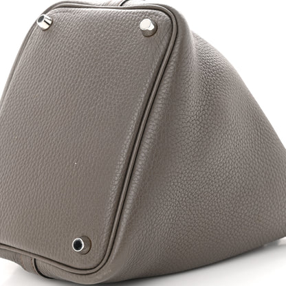 Hermes Taurillon Clemence Picotin Lock 18 PM Etain 9 of 12