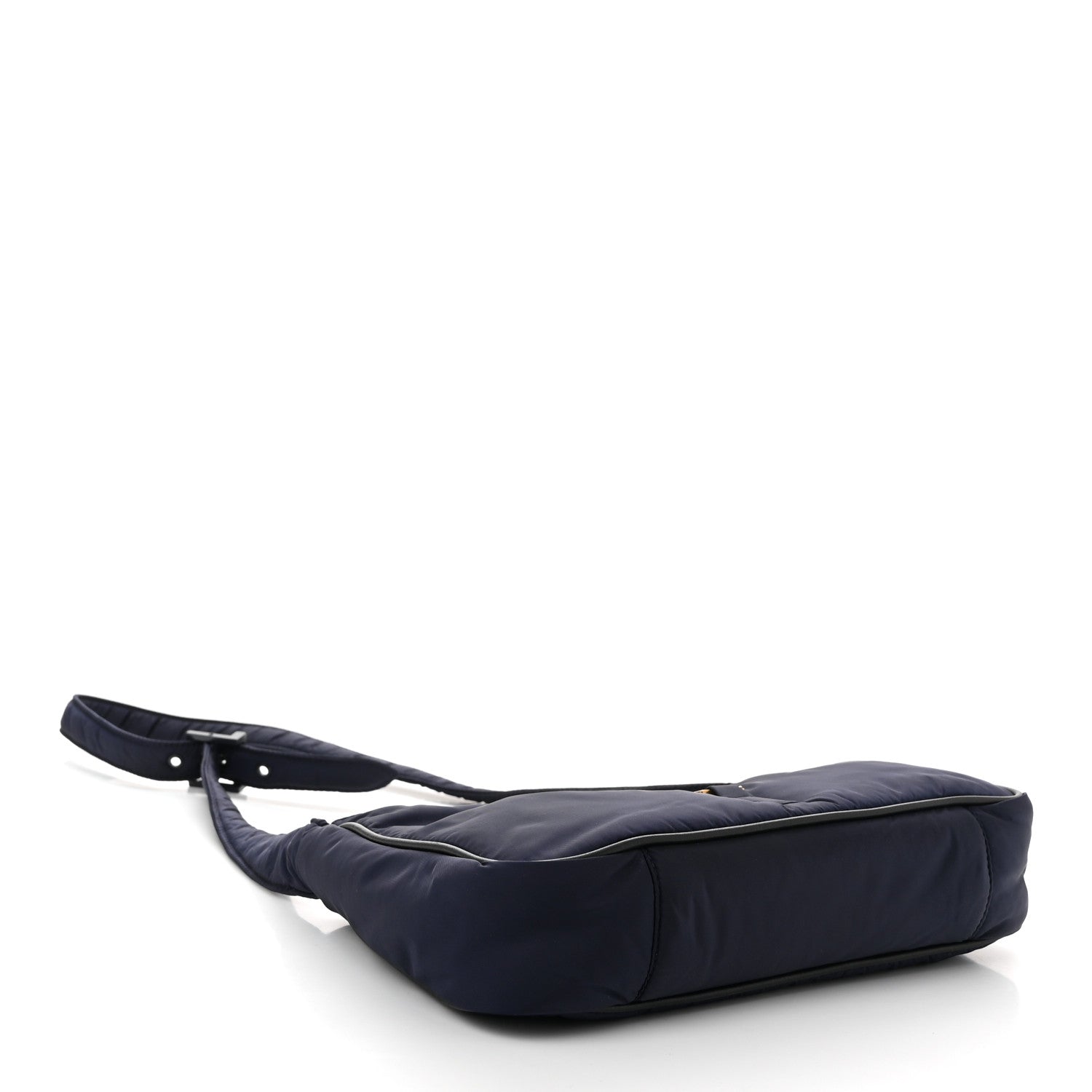 Saint Laurent Econyl Nylon Le 5 A 7 Hobo Navy 4 of 10