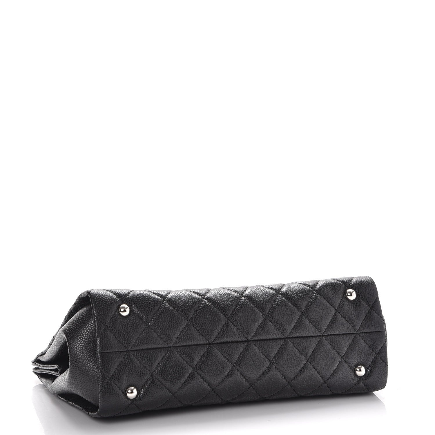 Chanel Caviar Quilted Timeless CC Shopping Tote Black 4 of 8
