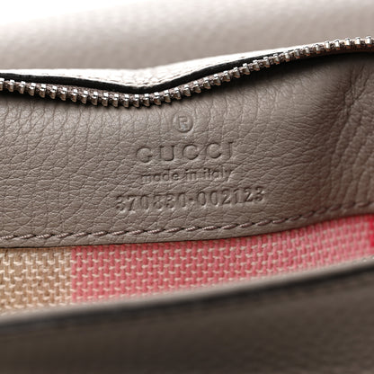 Gucci Cellarius Calfskin Large Bamboo Daily Top Handle Bag Storm Grey 6 of 9