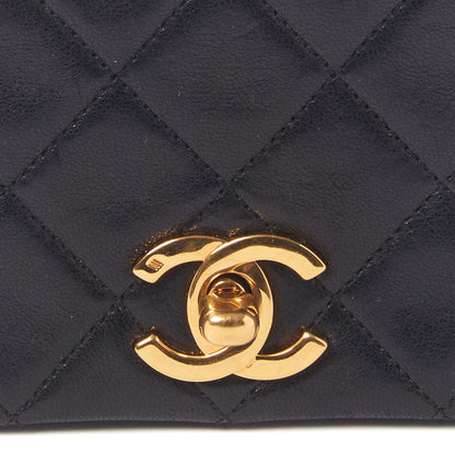 Chanel Lambskin Quilted Small Single Flap Black 8 of 10