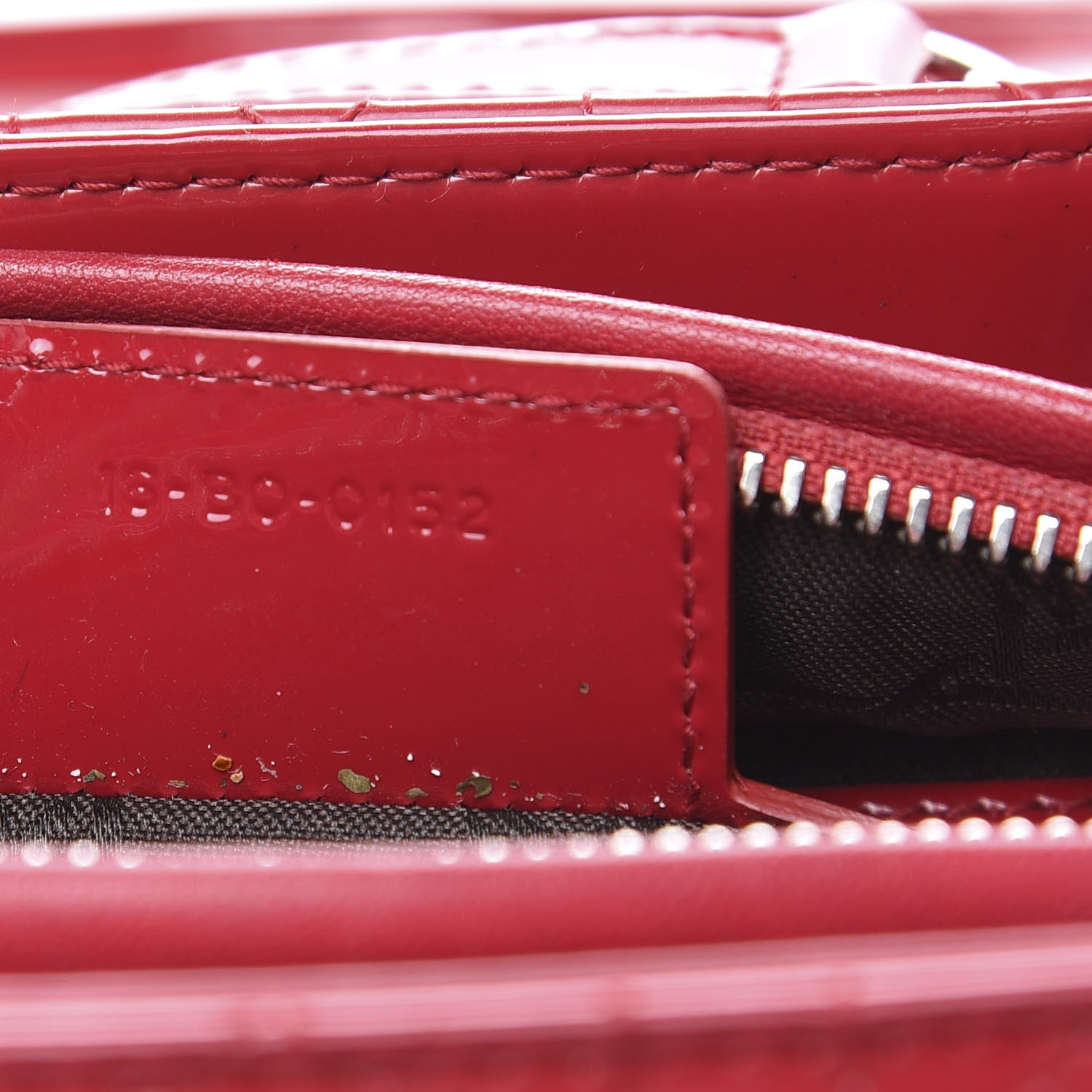 Christian Dior Patent Cannage Medium Lady Dior Red 8 of 12