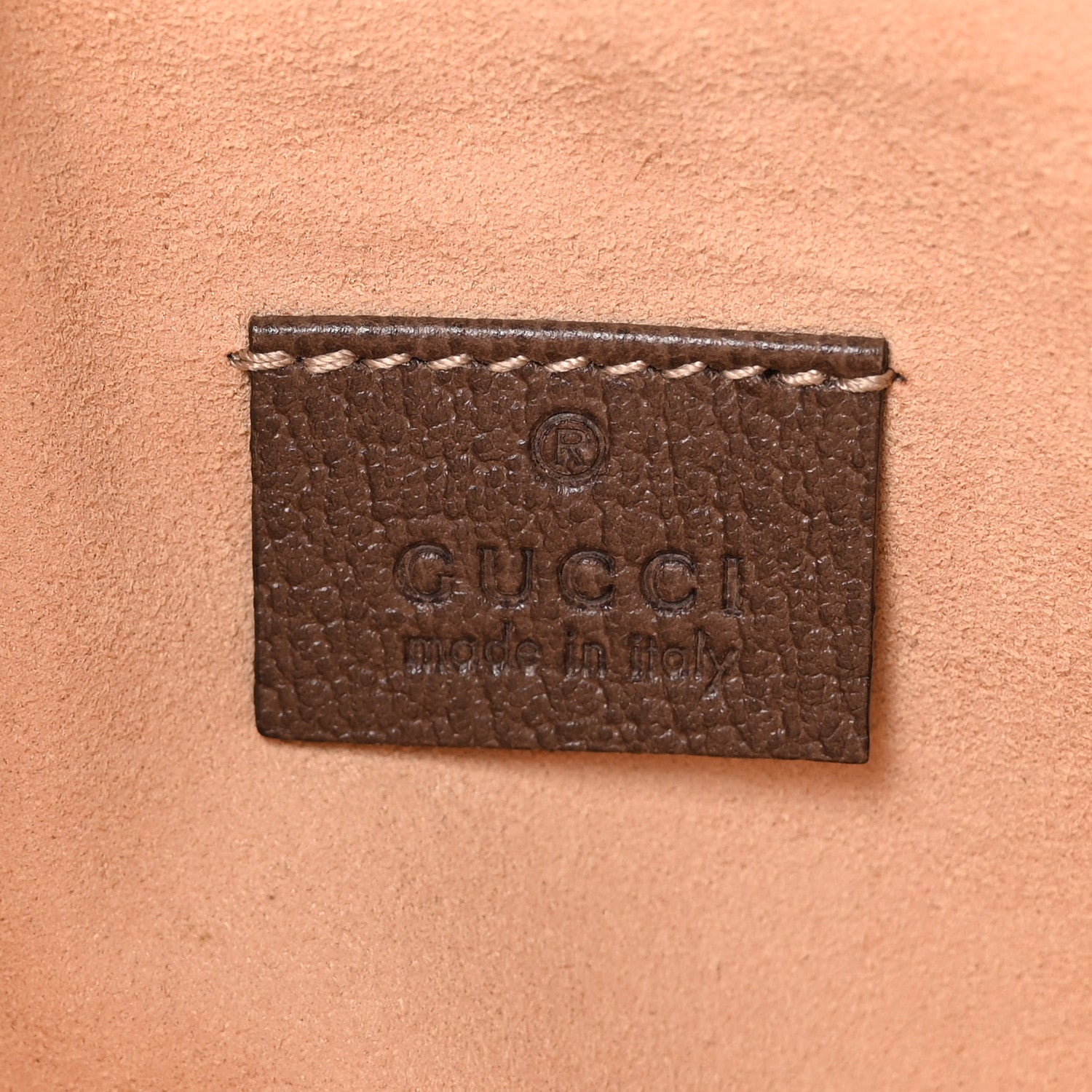 Gucci GG Supreme Monogram Large Ophidia Pouch Clutch Brown 6 of 8