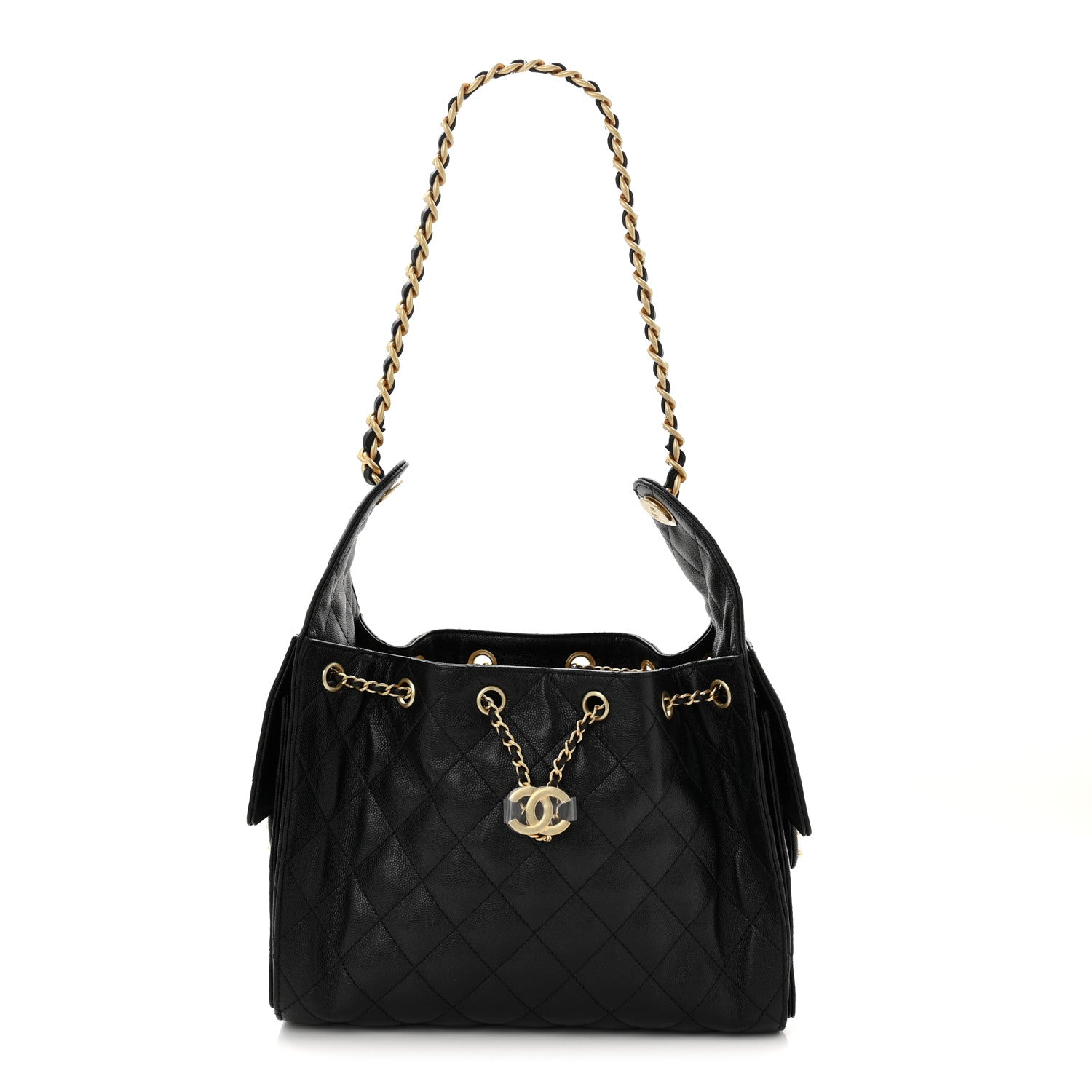 Chanel Caviar Quilted Small Chanel 25 Handbag Black 1 of 11