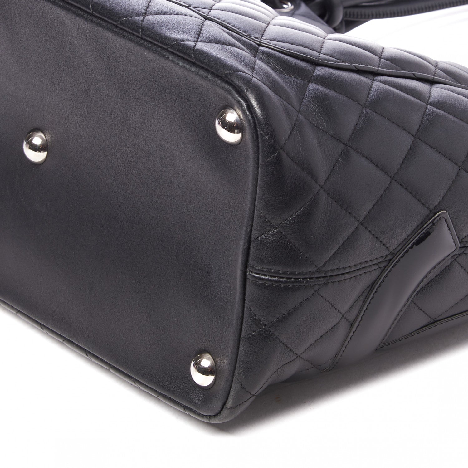 Chanel Calfskin Quilted Large Cambon Tote Black 4 of 8