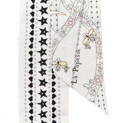 Christian Dior Silk High Priestess Tarot Mitzah Scarf Off White 2 of 3