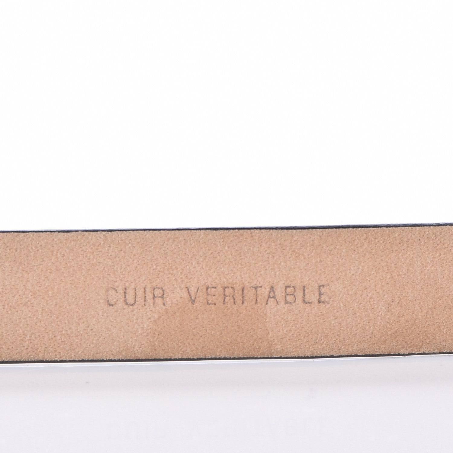 Chanel Caviar CC Logo Skinny Belt Black 80 32 4 of 5