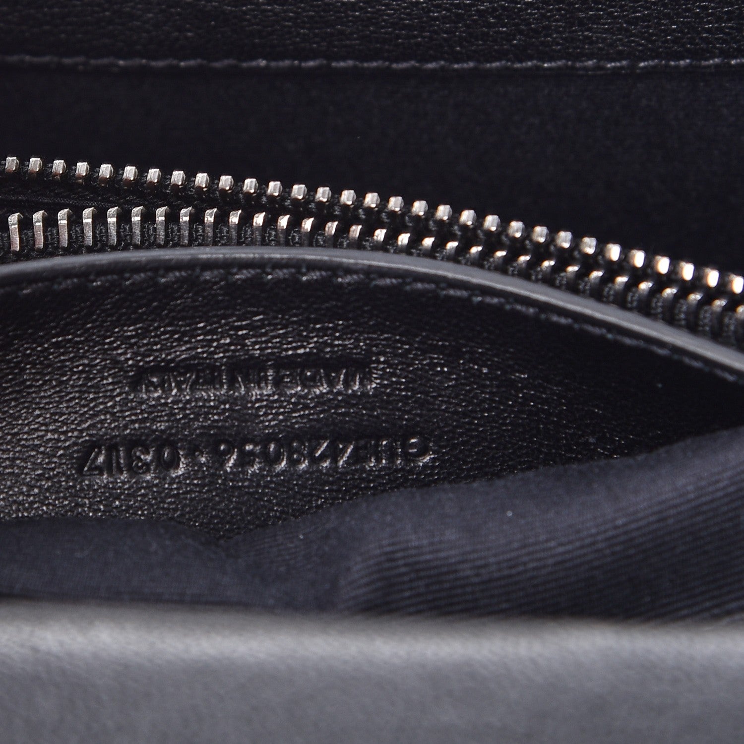 Saint Laurent Sheepskin Matelasse Chevron Monogram Medium College Bag Black 7 of 7