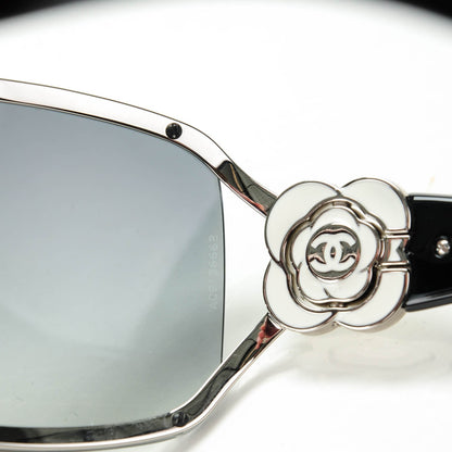 Chanel Camellia CC Sunglasses 4164 Black 5 of 6