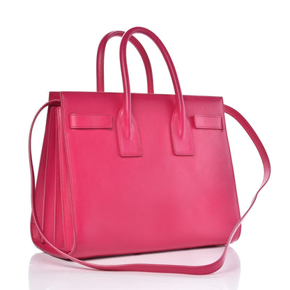 Saint Laurent Calfskin Small Sac De Jour Bubblegum 3 of 9