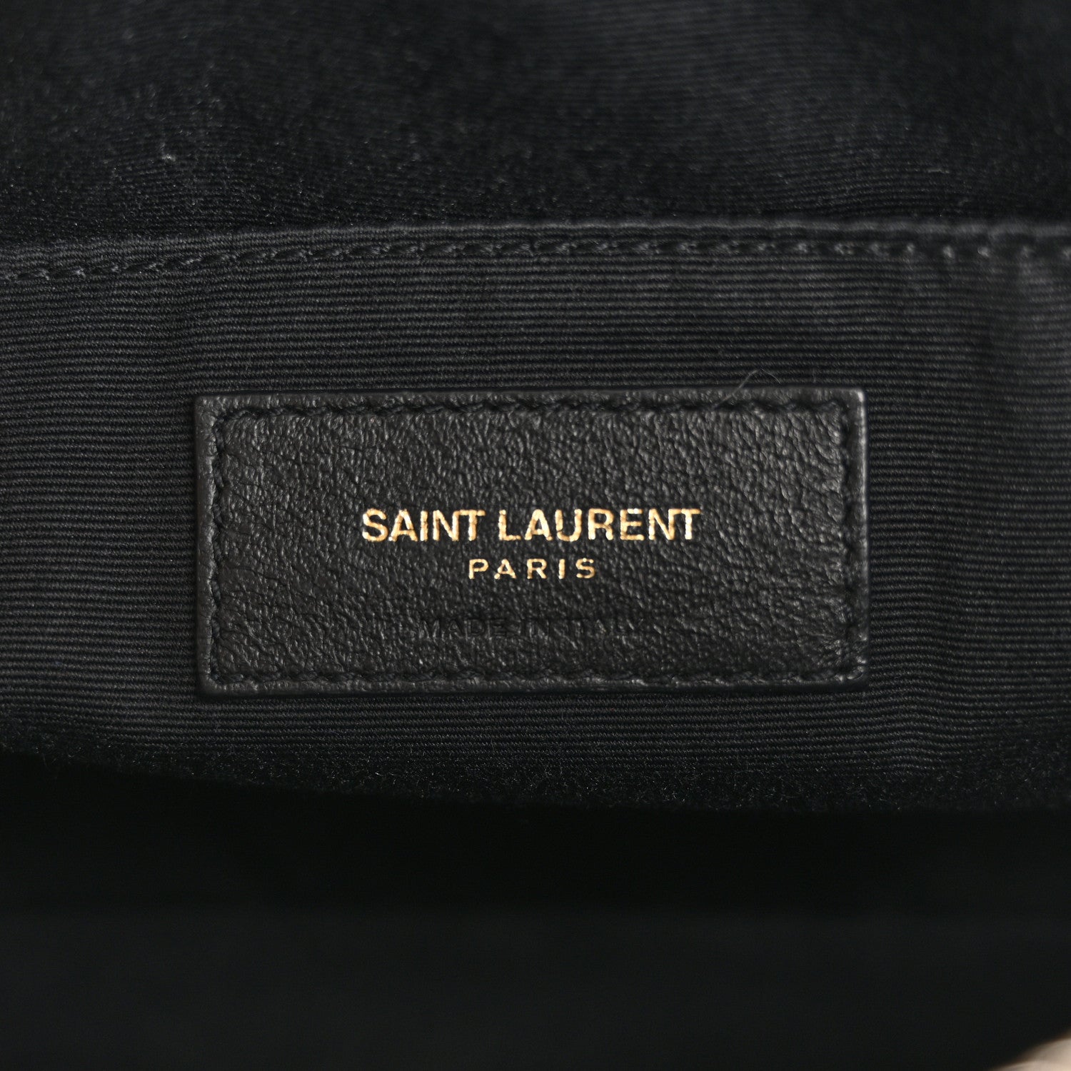 Saint Laurent Calfskin Matelasse Monogram Lou Camera Bag Navy 6 of 15