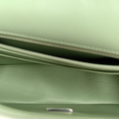 Chanel Lambskin Quilted Mini Rectangular Flap Light Green 5 of 11