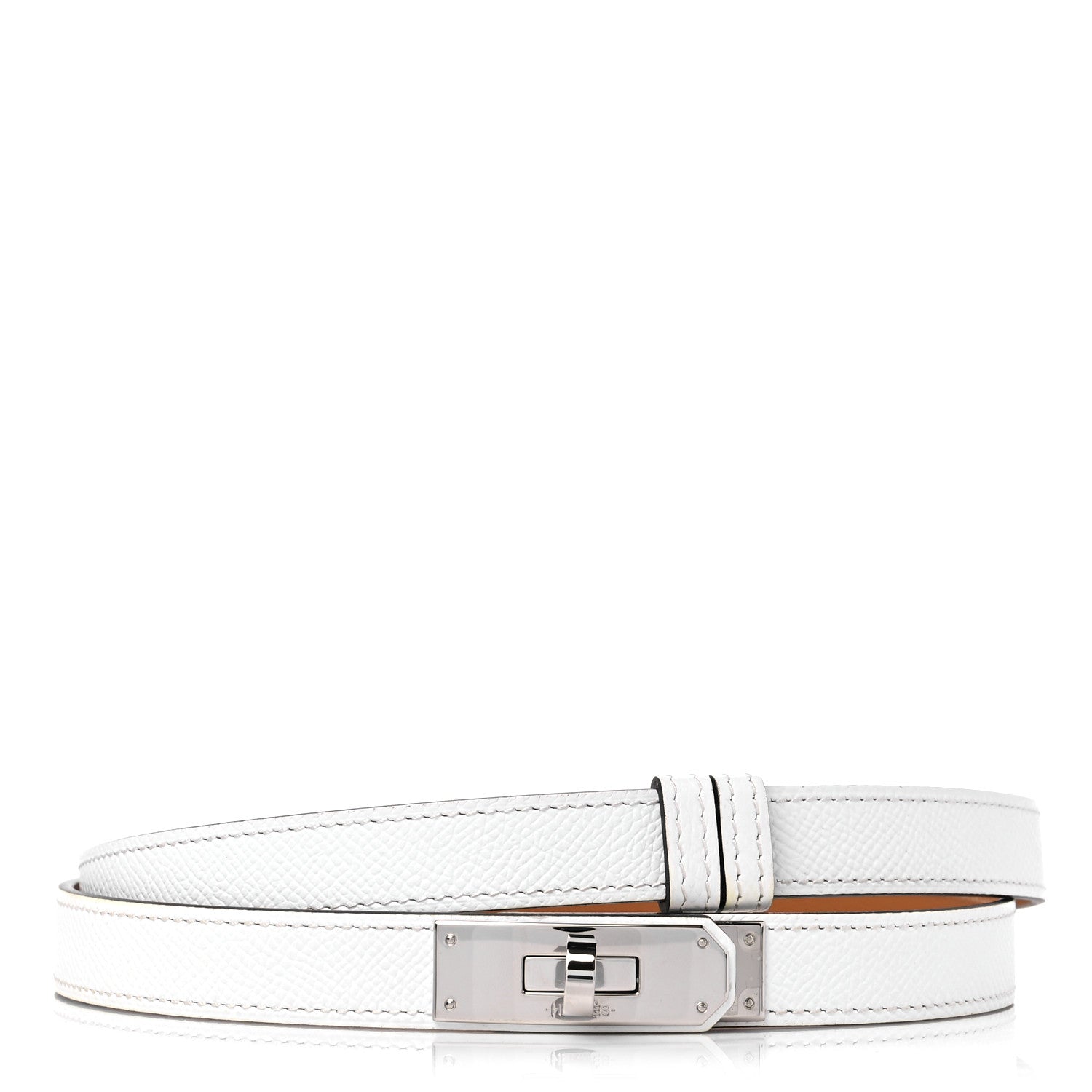 Hermes Epsom Kelly Belt White 2 of 4