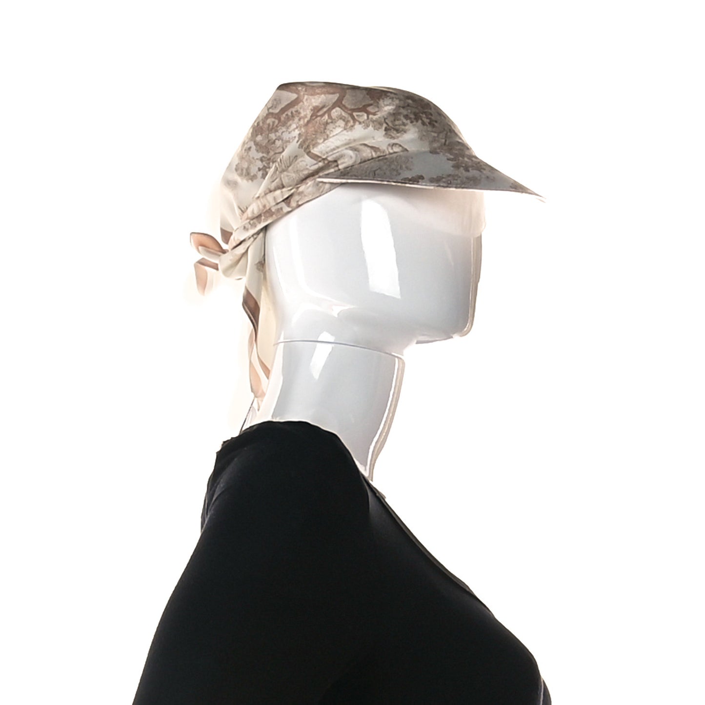 Silk Toile De Jouy Sauvage Visor Rose
