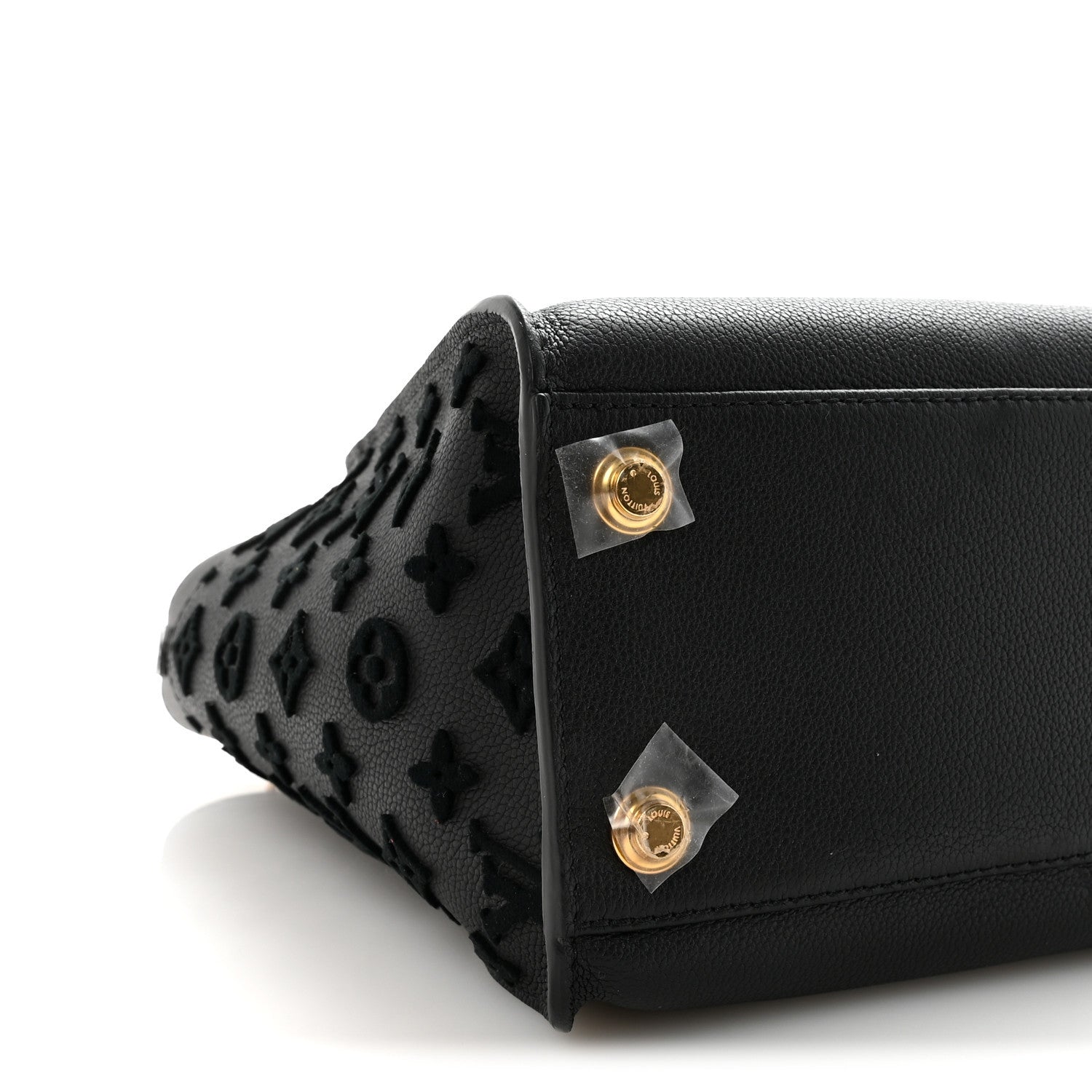 Louis Vuitton Calfskin Monogram Tufting On My Side Black 8 of 9