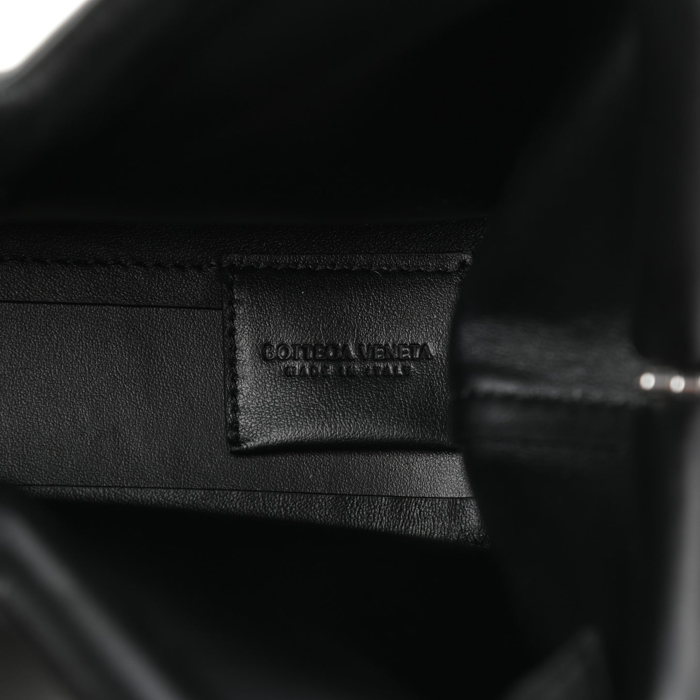 Calfskin Small The Point Triangle Bag Black