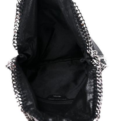 Stella McCartney Embellished Shaggy Deer Small Falabella Fold Over Tote Black 5 of 11