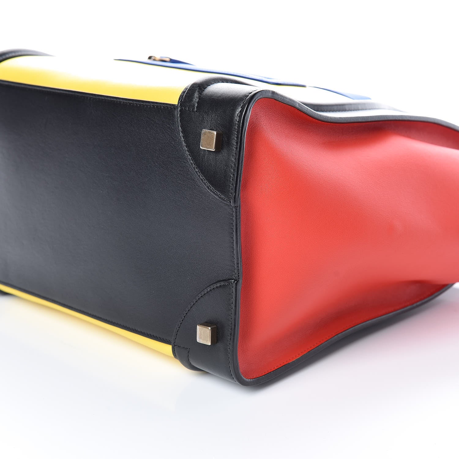 Celine Smooth Calfskin Mini Tri-Color Luggage Sunflower 6 of 13
