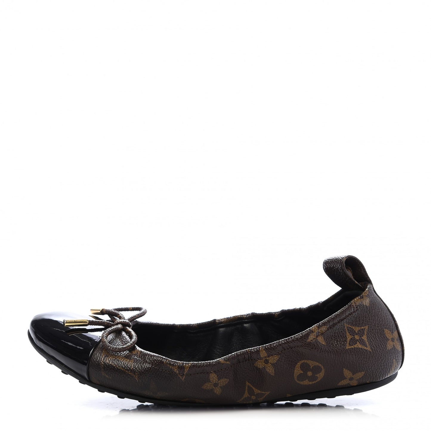 Monogram Flirty Ballerina Flats 36 Black