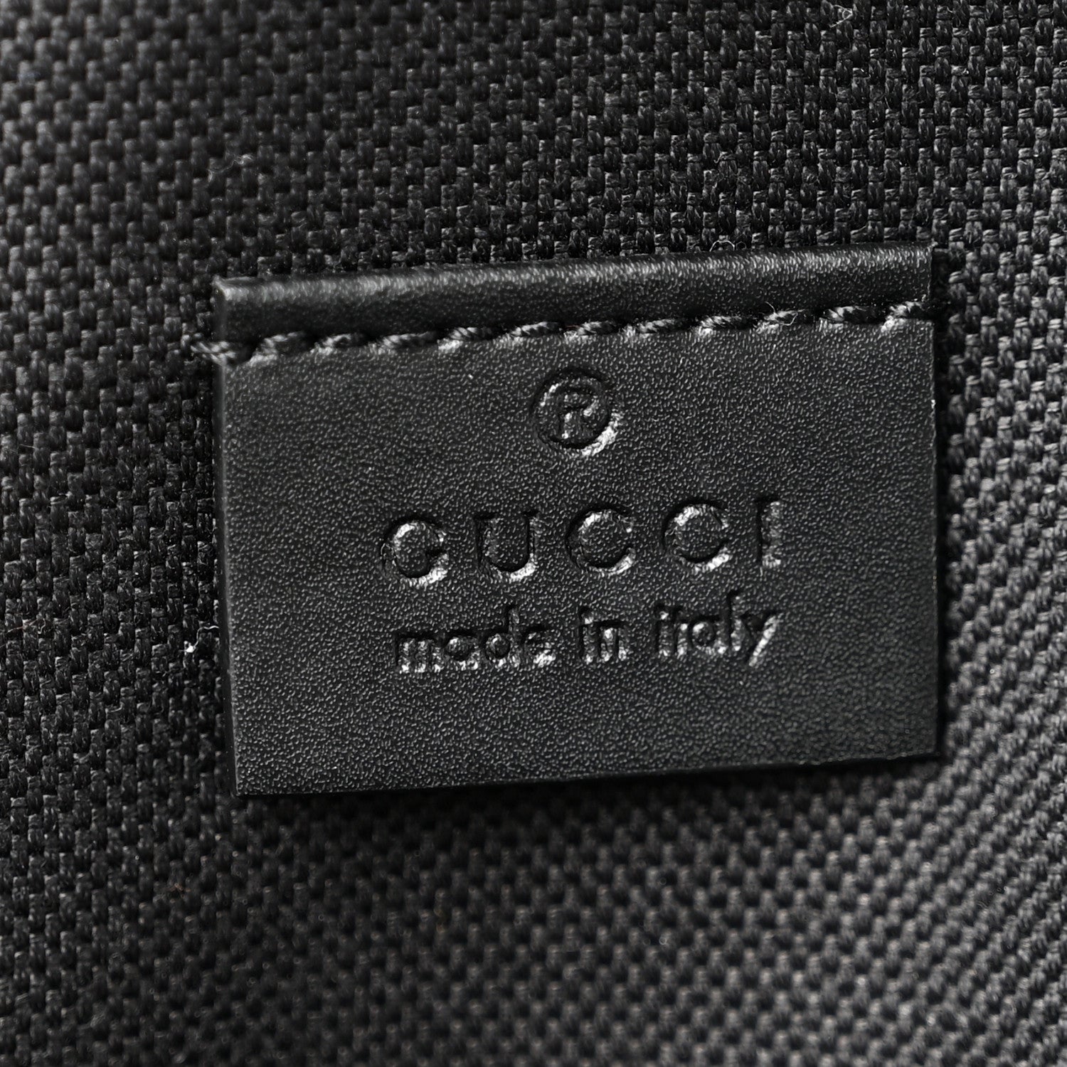 Gucci GG Supreme Monogram Web Belt Bag Black Grey 6 of 10