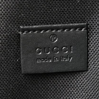 Gucci GG Supreme Monogram Web Belt Bag Black Grey 6 of 10