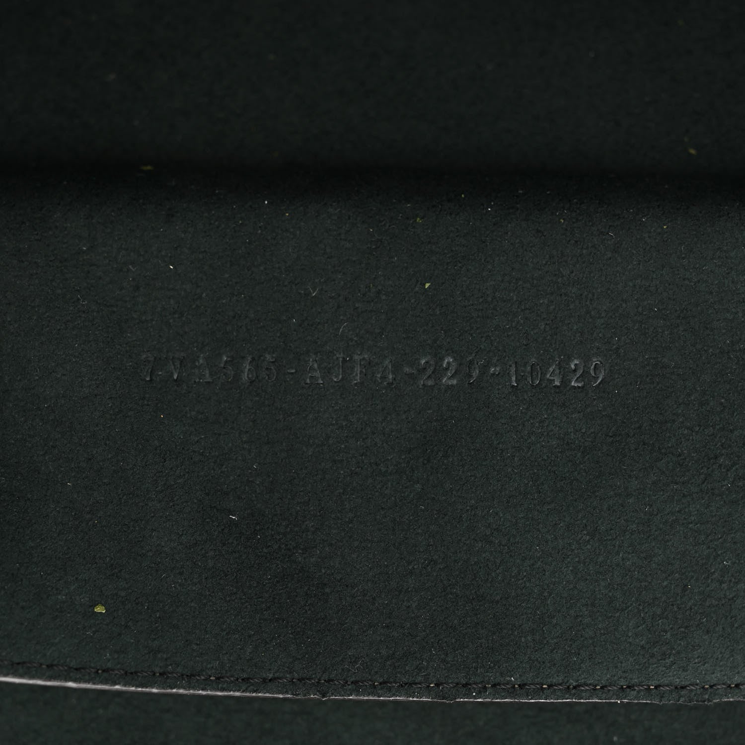 Fendi Vitello King FF Lines Embossed Baguette Soft Trunk Midnight 7 of 10
