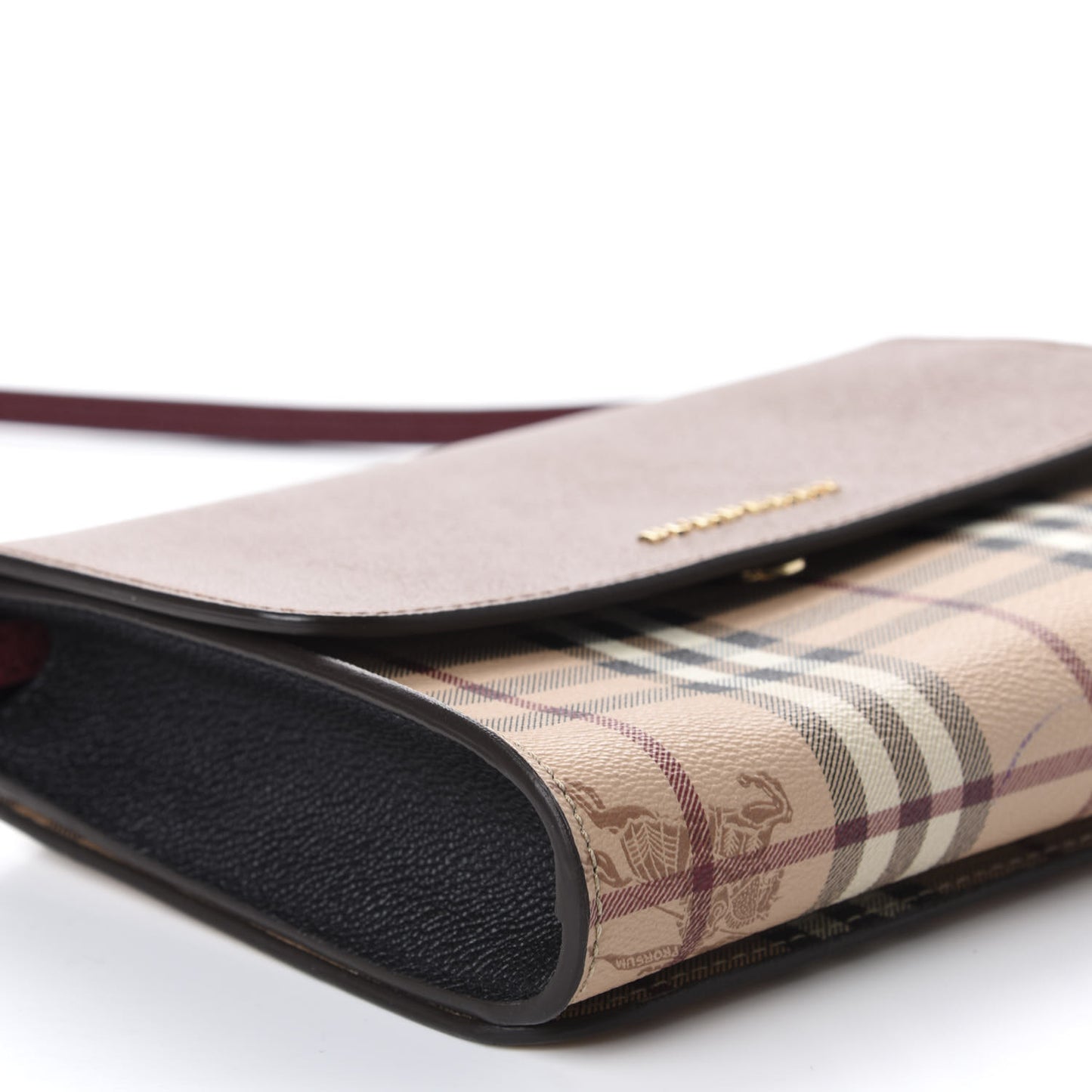 Haymarket Check Small Loxley Crossbody Bright Toffee
