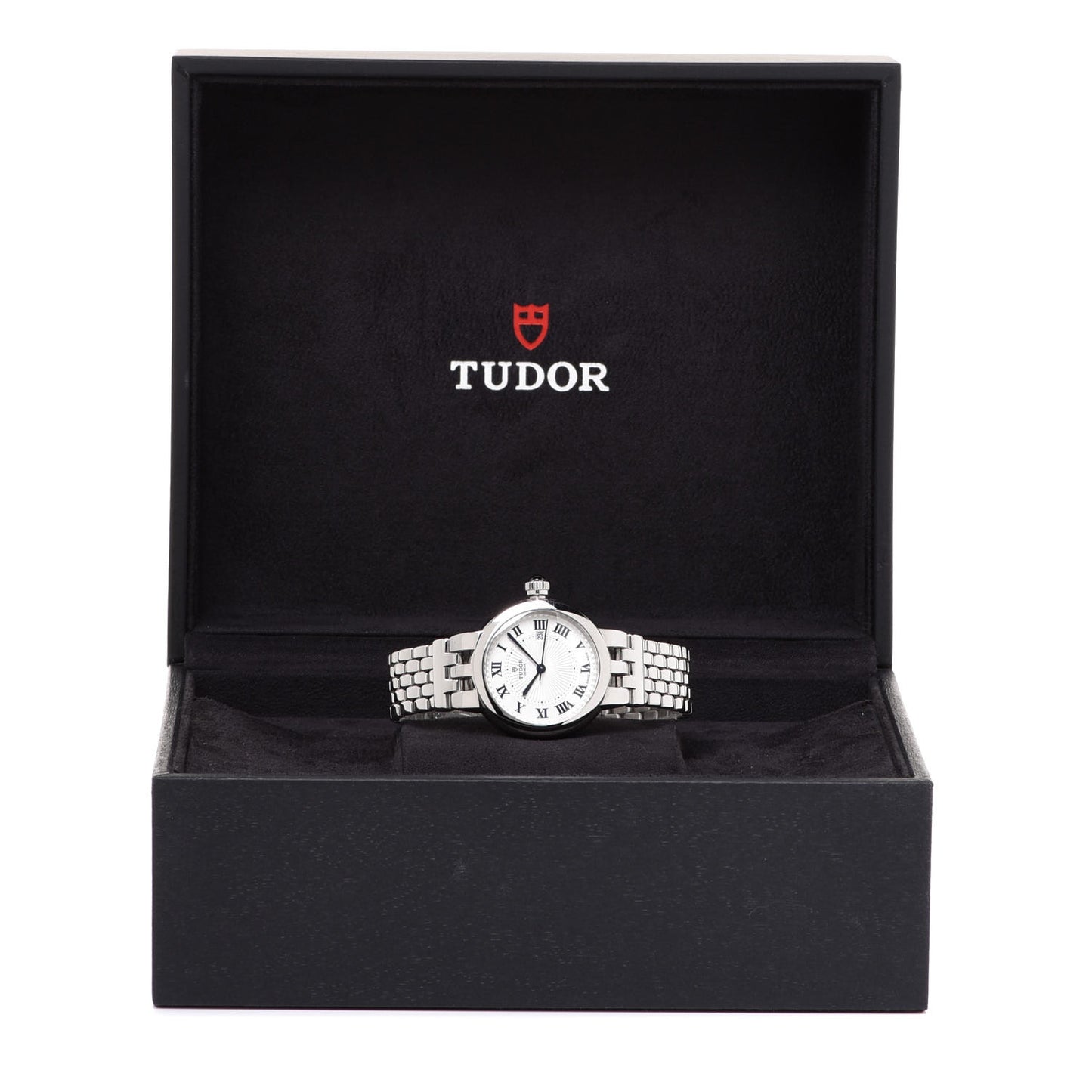 Stainless Steel 30mm Clair De Rose Automatic Watch White 35500