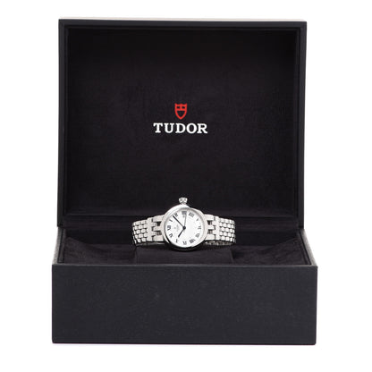 TUDOR Stainless Steel 30mm Clair De Rose Automatic Watch White 35500 5 of 5