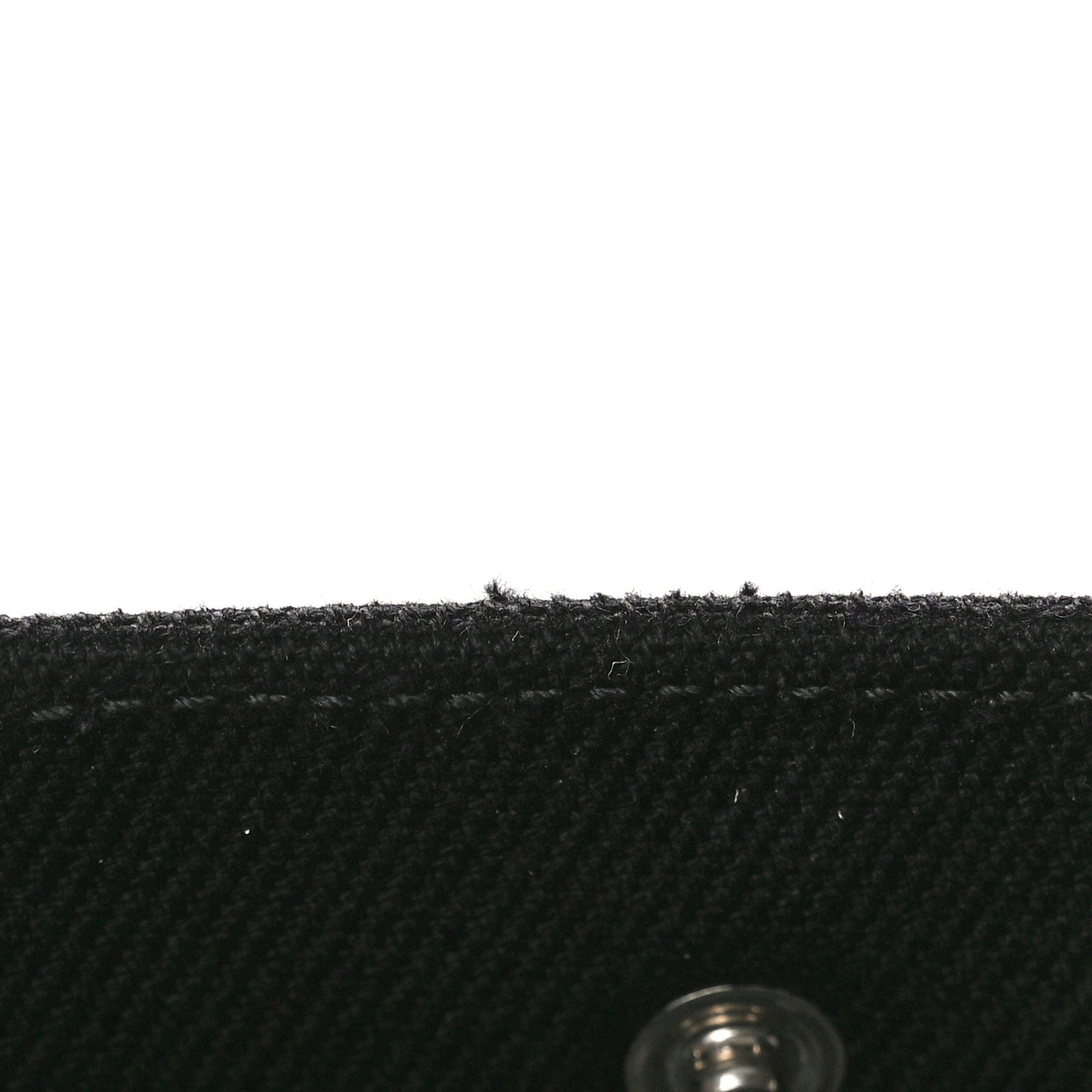 Linen Calfskin Rive Gauche North South Tote Black