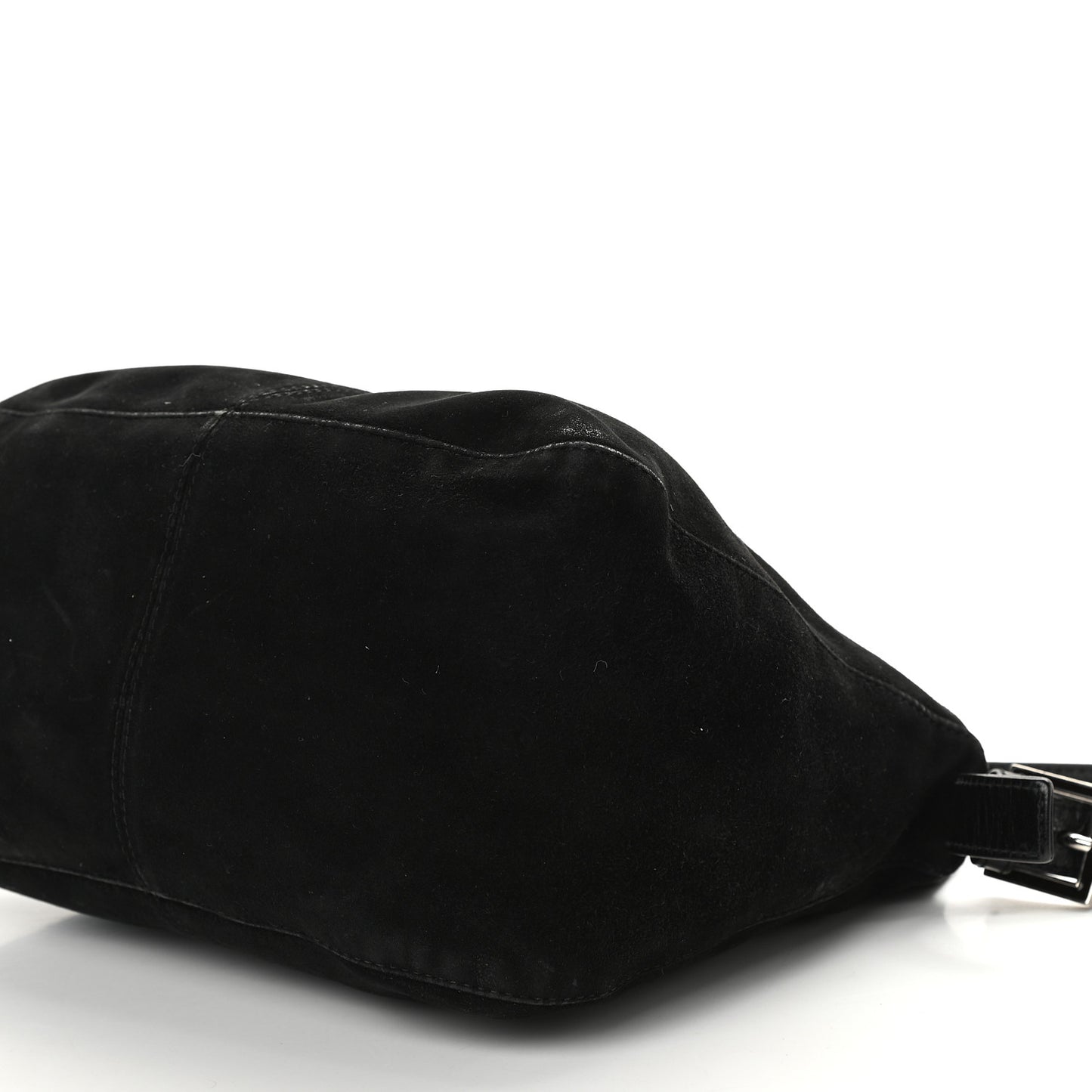 Suede Shoulder Bag Black