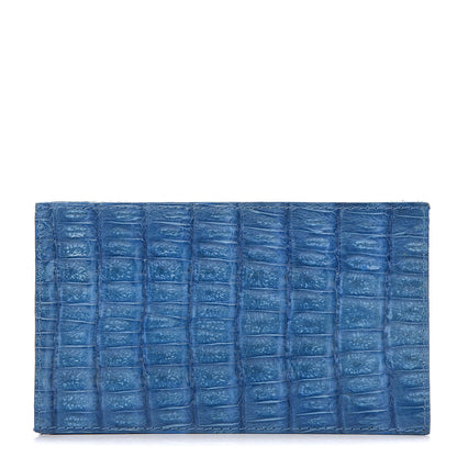 Nancy Gonzalez Crocodile Box Clutch Blue 1 of 11