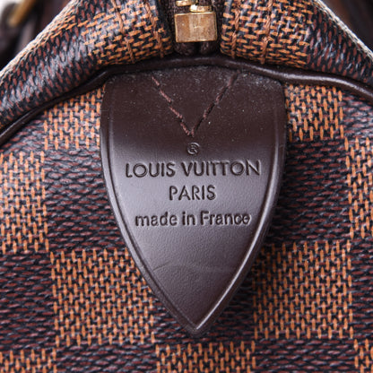Louis Vuitton Damier Ebene Speedy 30 6 of 10