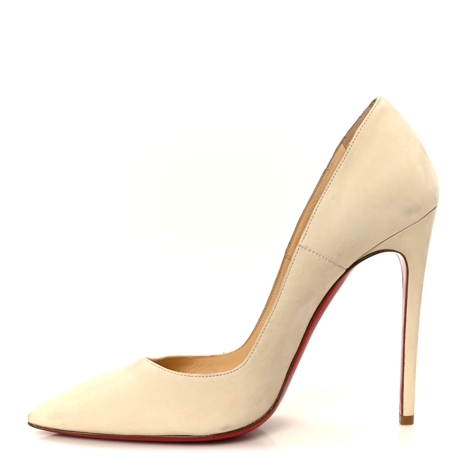 Christian Louboutin Suede So Kate 120 Pumps 37 Off White 1 of 9