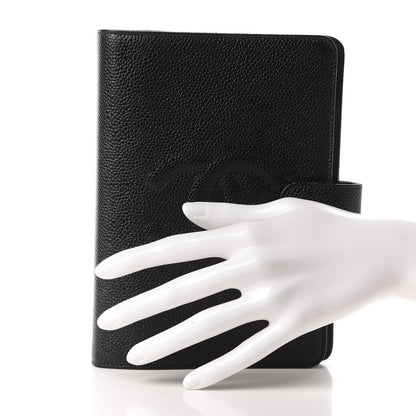 Chanel Caviar CC Medium Ring Agenda Planner Black 2 of 9