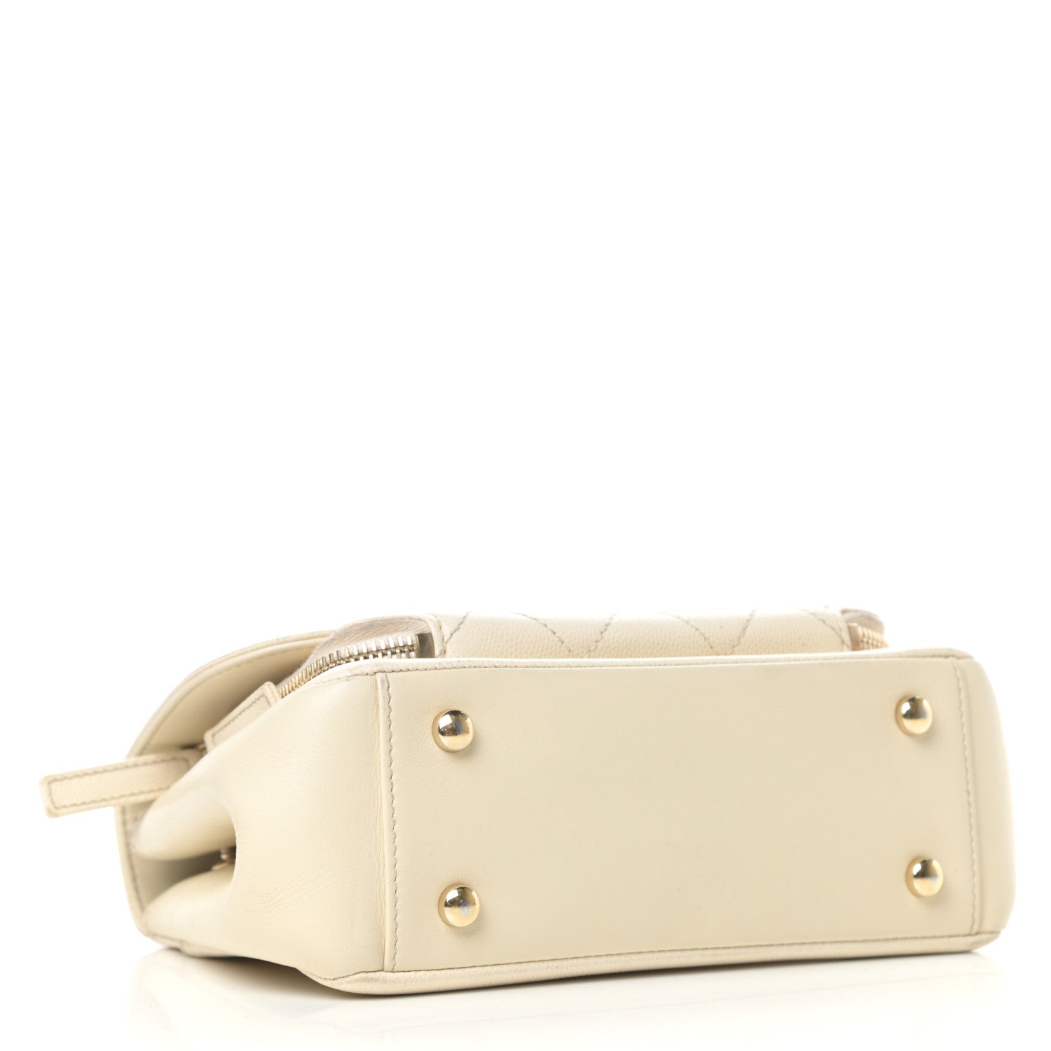 Chanel Caviar Quilted Small Business Affinity Flap White 4 of 9