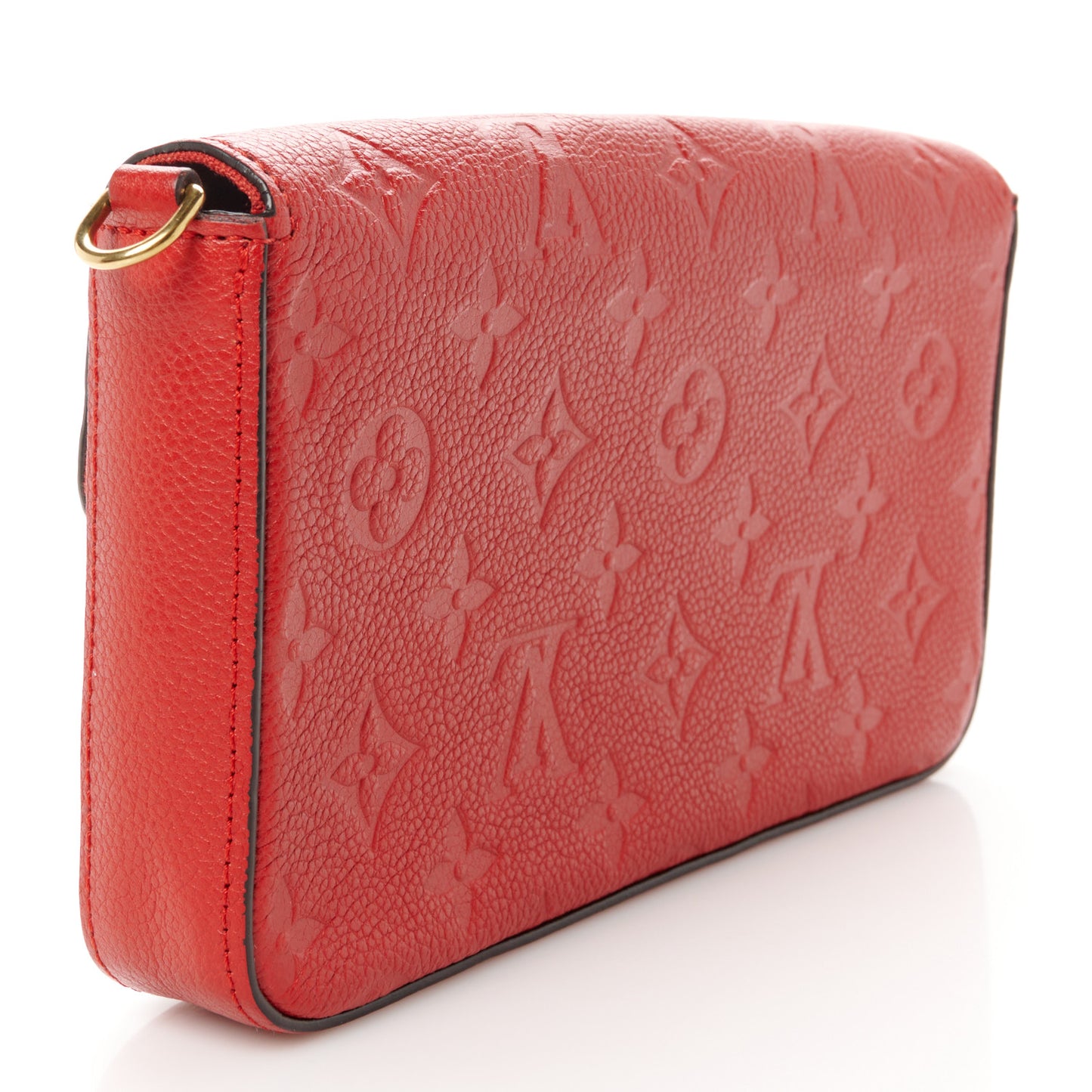 Empreinte Pochette Felicie Chain Wallet Scarlet