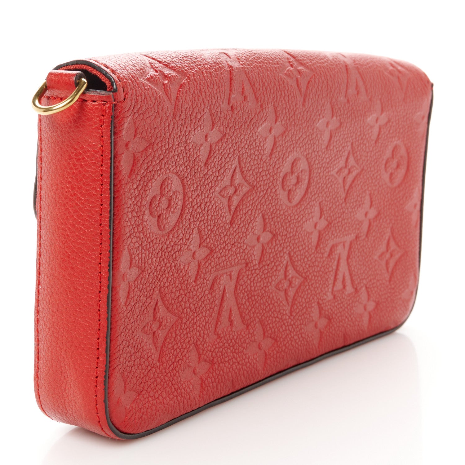 Louis Vuitton Empreinte Pochette Felicie Chain Wallet Scarlet 4 of 13
