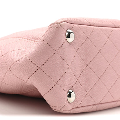 Chanel Caviar Stitched Medium CC Pocket Hobo Pink 9 of 16