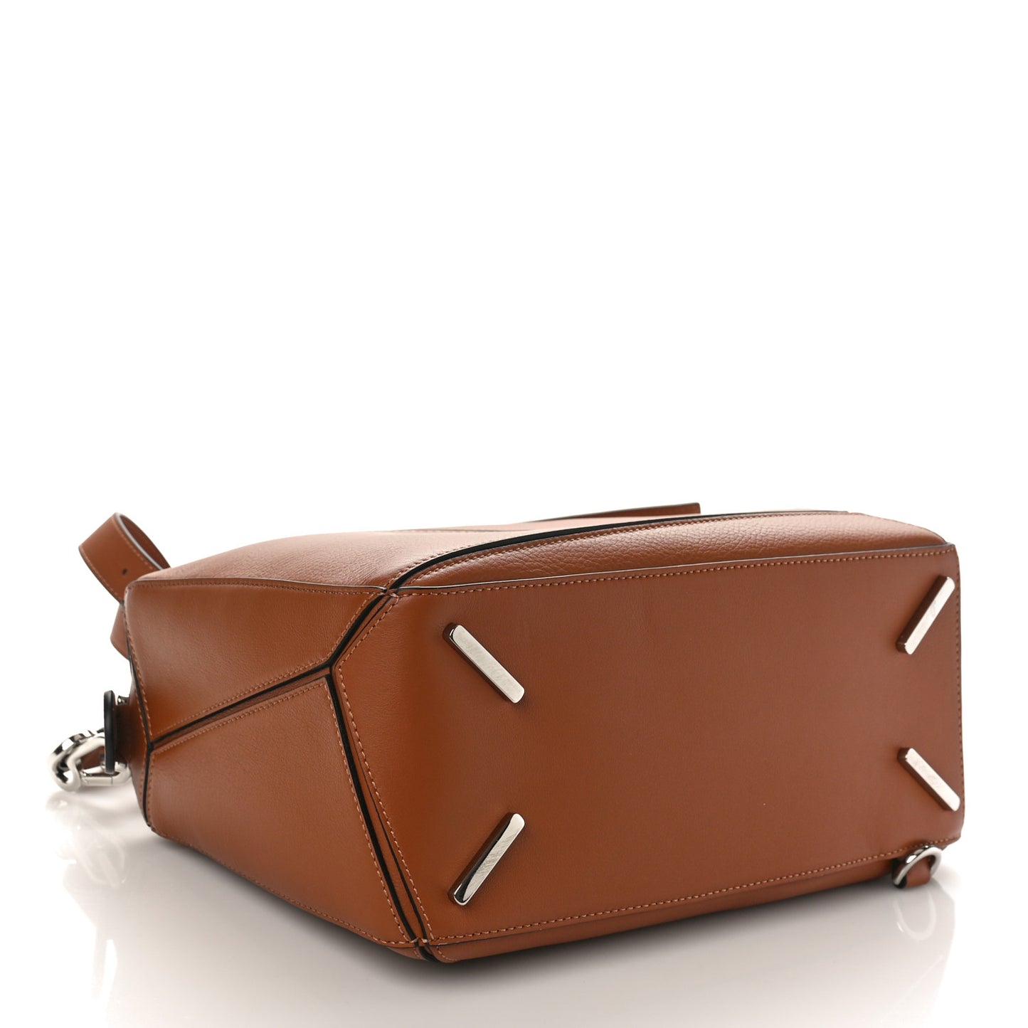 Calfskin Medium Puzzle Bag Tan