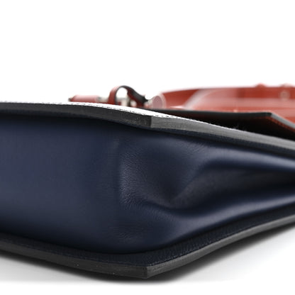 Hermes Epsom Vache Hunter Swift Sacabar Bleu Indigo Sienne 10 of 10