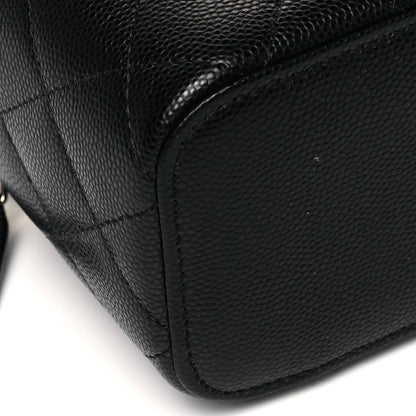 Chanel Caviar Quilted Mini Vanity Case With Chain Black 8 of 9