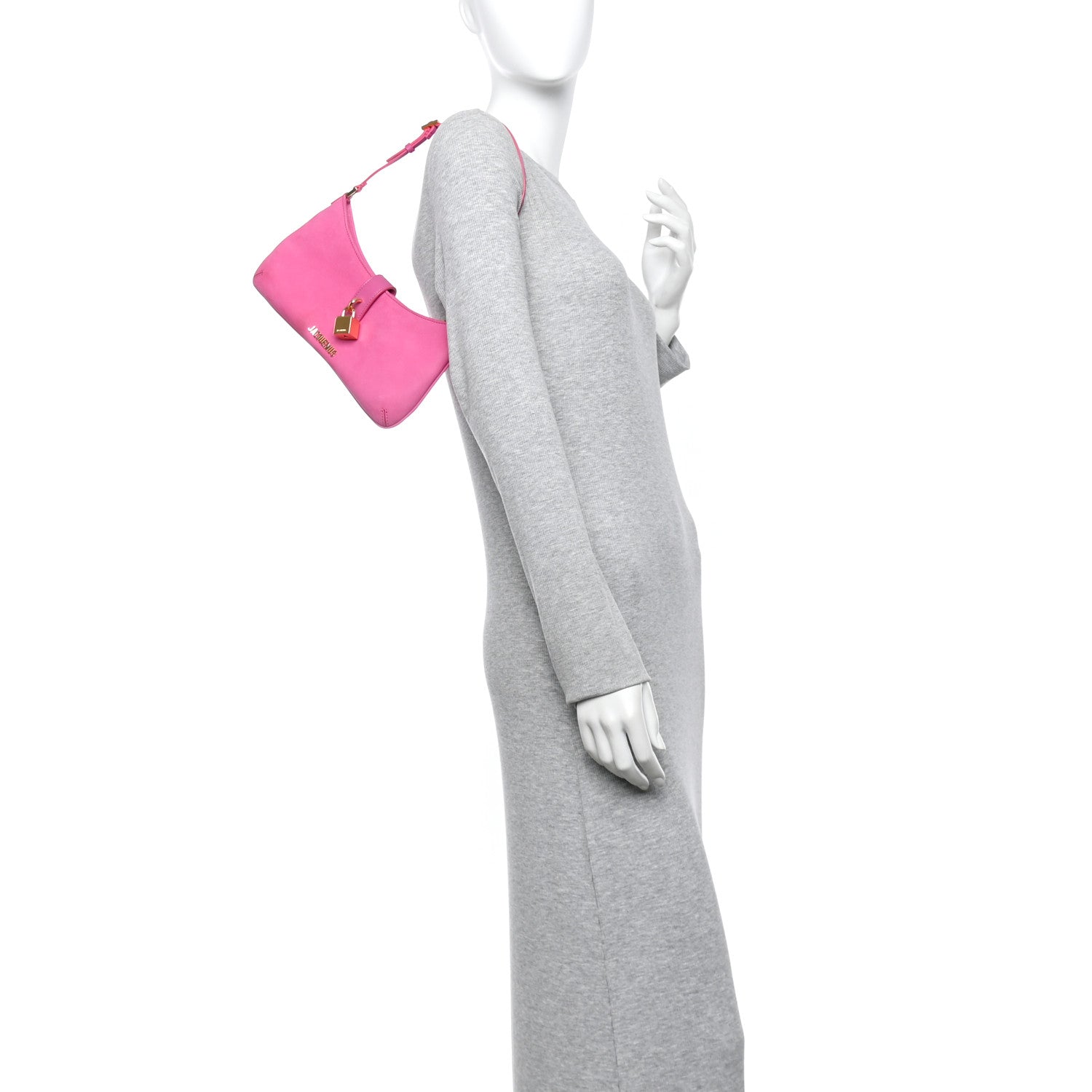Jacquemus Nubuck Le Bisou Candenas Dark Pink 2 of 9