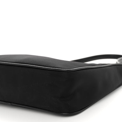 Prada Tessuto Nylon Saffiano Mini Re-Edition 2005 Bag Black 9 of 9