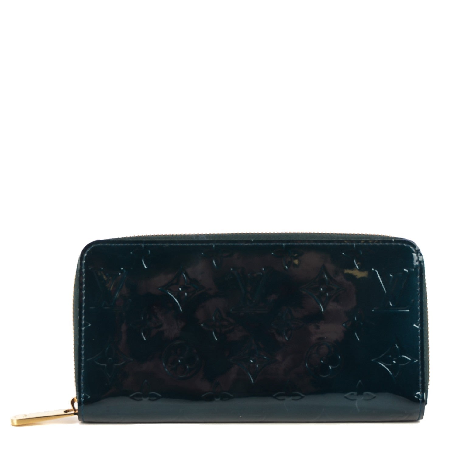 Louis Vuitton Vernis Zippy Wallet Blue Nuit 1 of 7