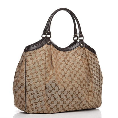 Gucci Monogram Large Sukey Tote Dark Brown 3 of 12