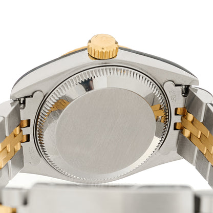 Rolex Stainless Steel 18K Yellow Gold Diamond 26mm Oyster Perpetual Datejust Watch Champagne 69173 4 of 4