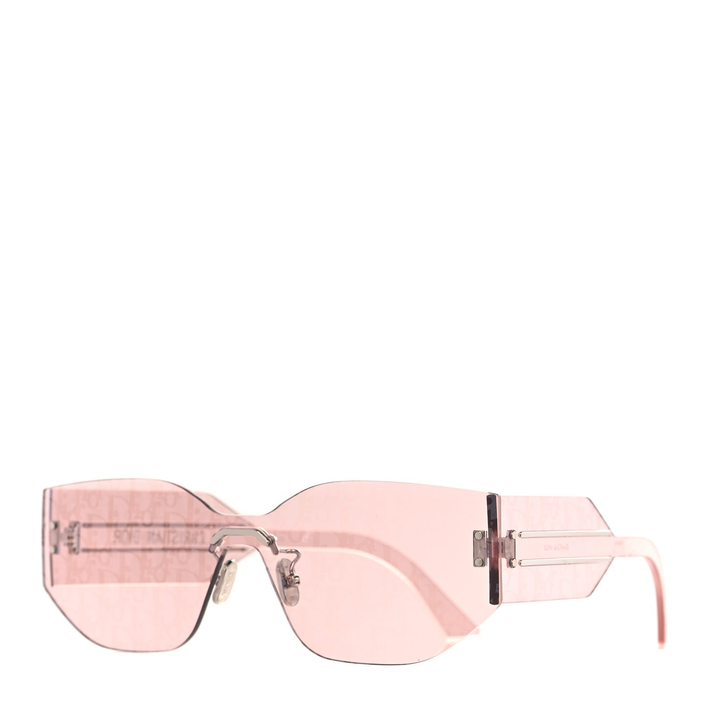 Acetate Oblique DiorClub Shield Sunglasses M6U Pink