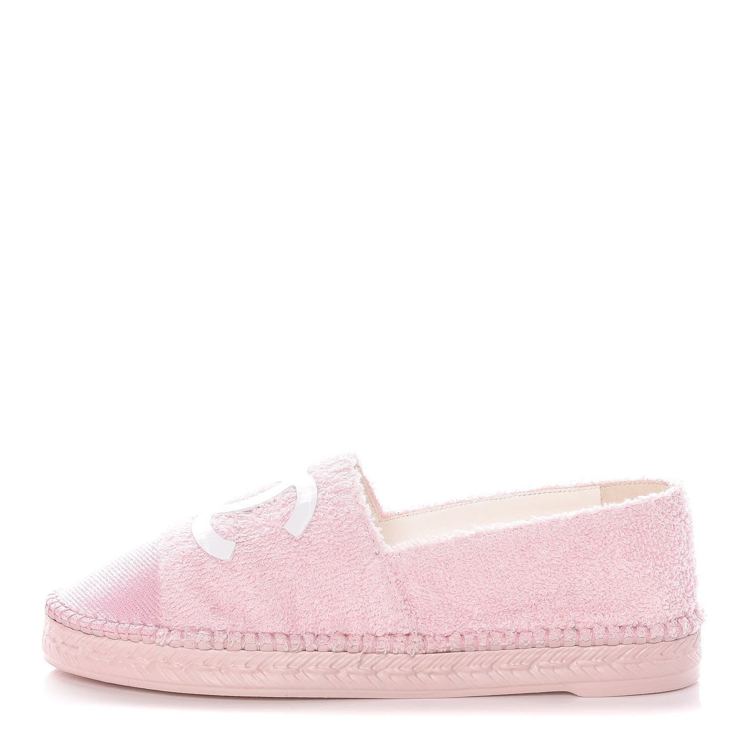 Terry Grosgrain CC Espadrilles 37 Pink