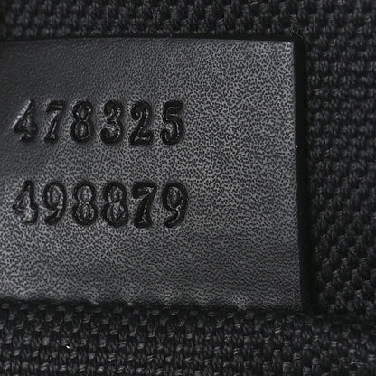 Gucci GG Supreme Monogram Web Belt Bag Black Grey 6 of 10